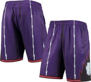 Mitchell & Ness Men's Mitchell & Ness Purple Toronto Raptors 1998 Hardwood Classics 75th Anniversary Swingman Shorts