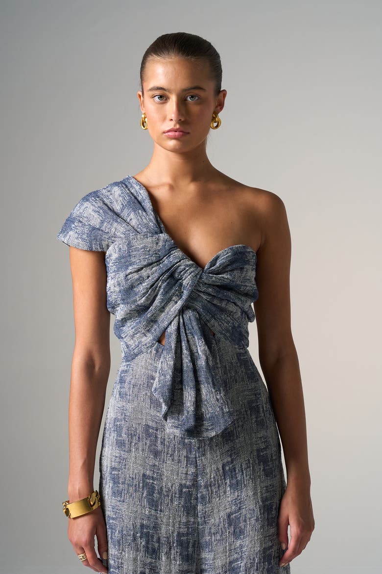 Eden Jumpsuit, Alternate, color, Blue/Beige
