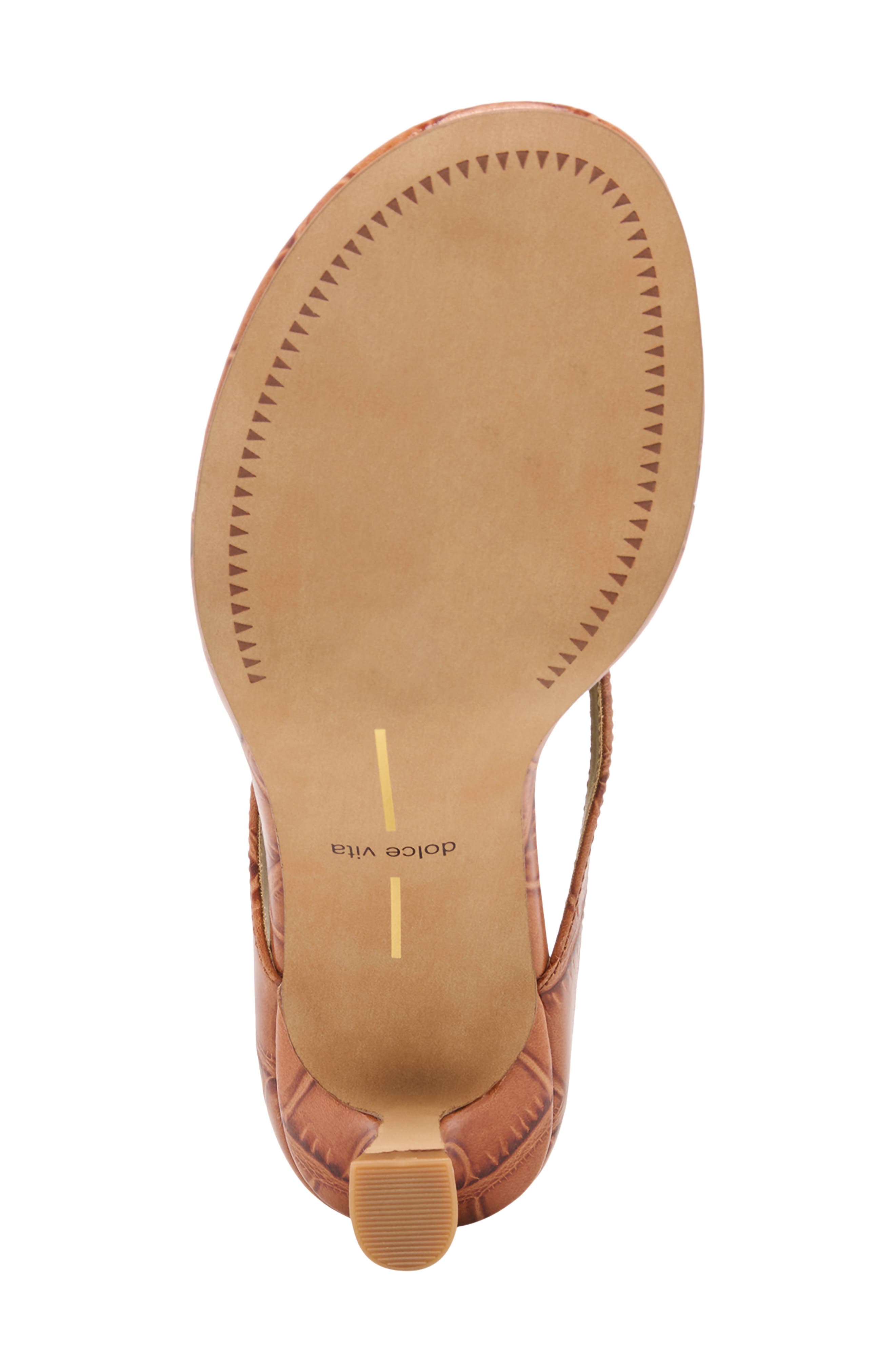 Doreen Sandal, Alternate, color, CEDAR CROCO EMBOSSED