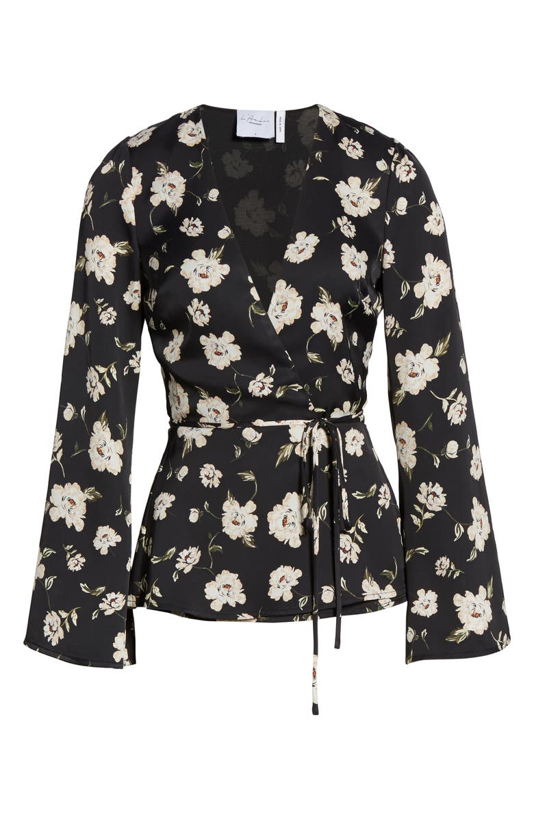 L'Acadamie L'Academie The Eliot Wrap Blouse, Alternate, color, 