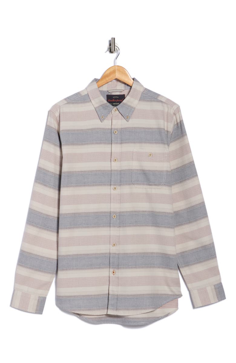 WEATHERPROOF VINTAGE Burnout Dobby Button-Up Shirt, Alternate, color, Insignia Blue