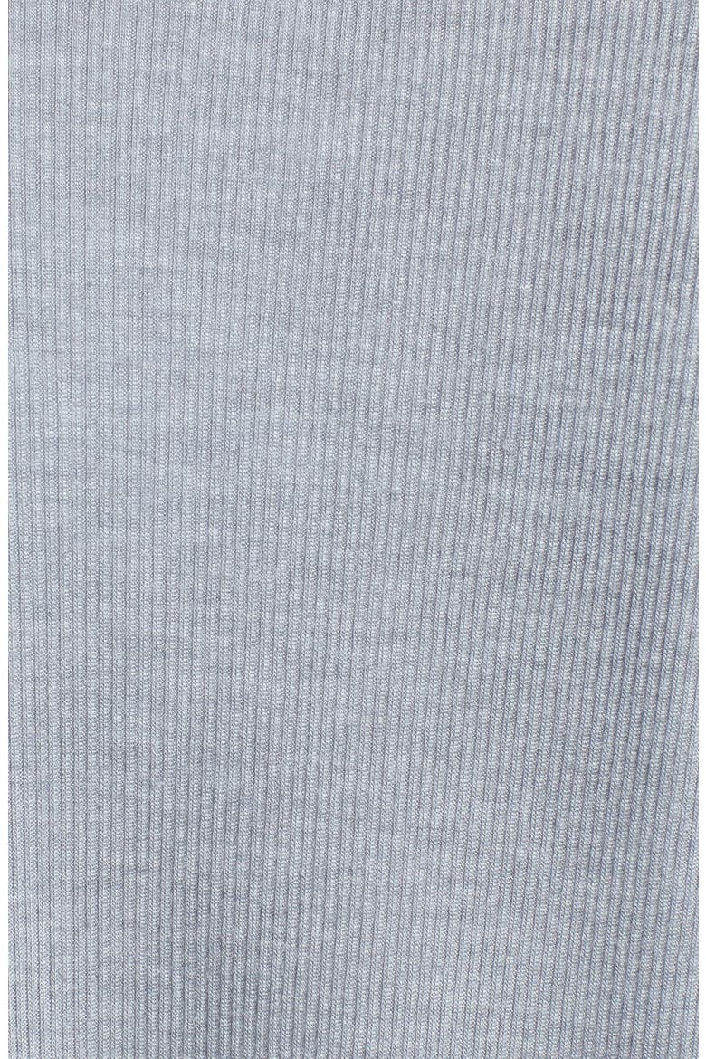 Ribbed Waterfall Cardigan, Alternate, color, HEATHER GREY