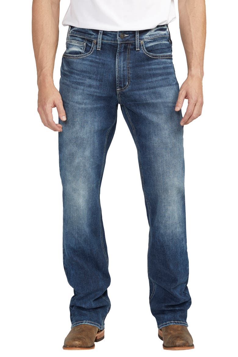 Gordie Relaxed Fit Straight Leg Jeans, Main, color, INDIGO