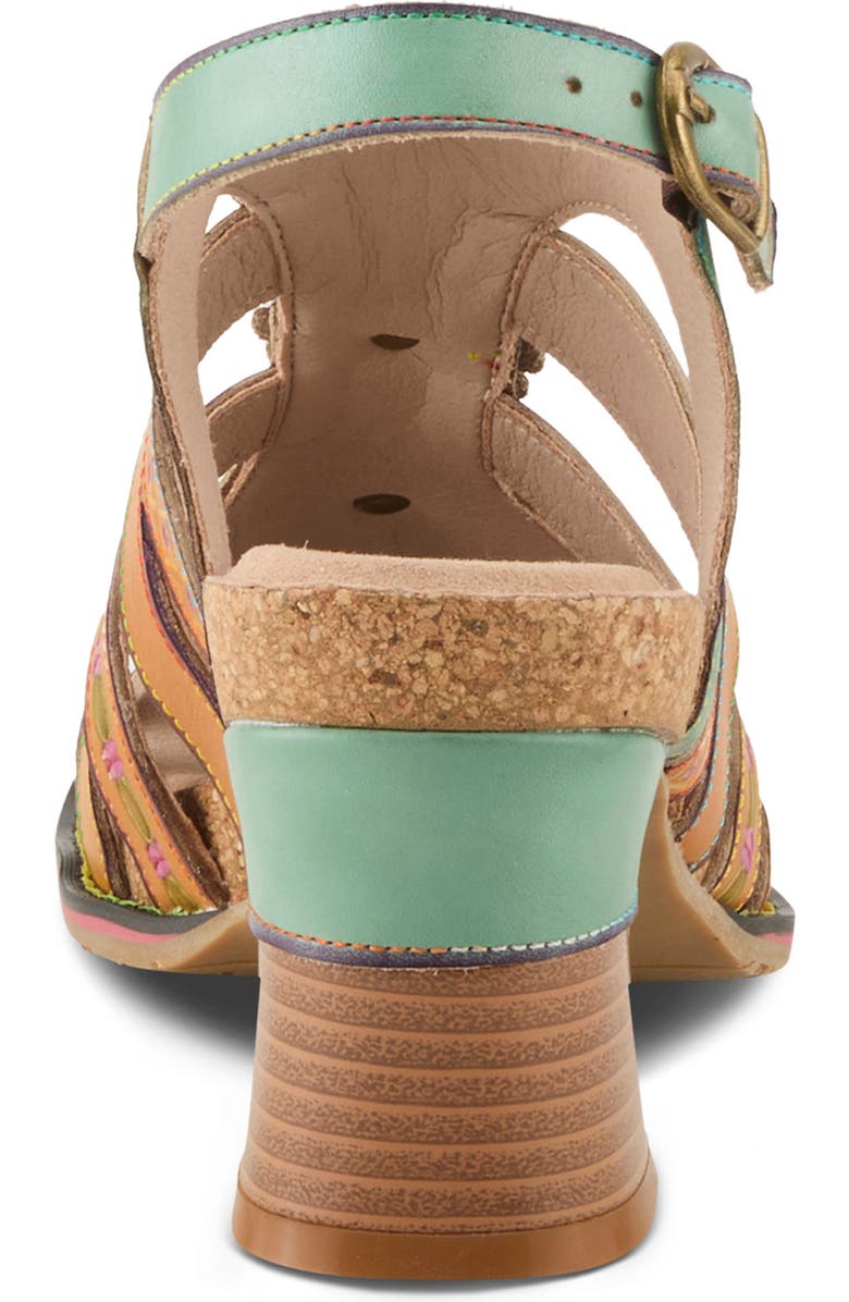 L'Artiste by Spring Step Galfriday Sandal, Alternate, color, Mint Green Multi