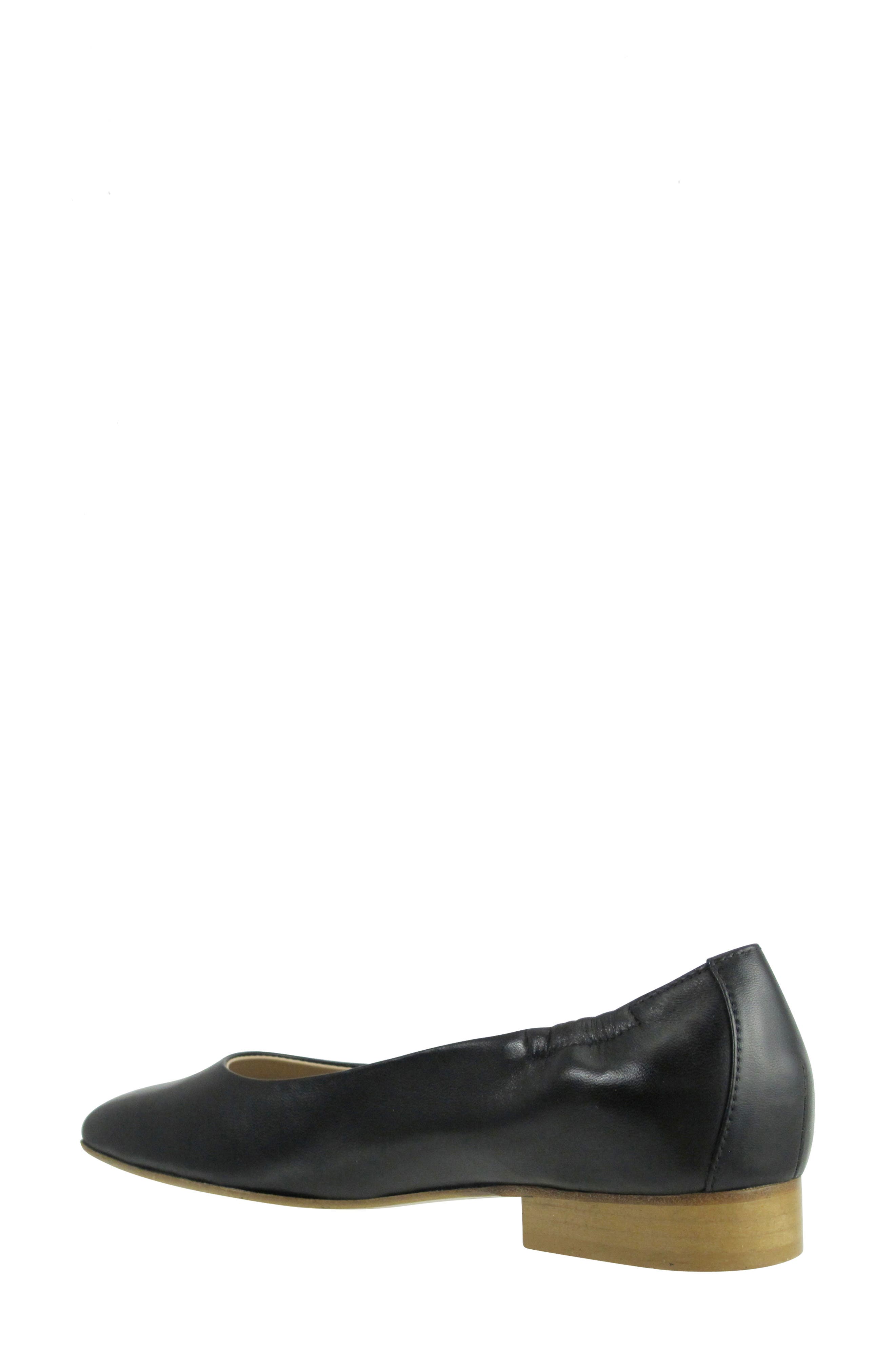 Ron White Jojo Stack Heel Ballet Flat, Alternate, color, 