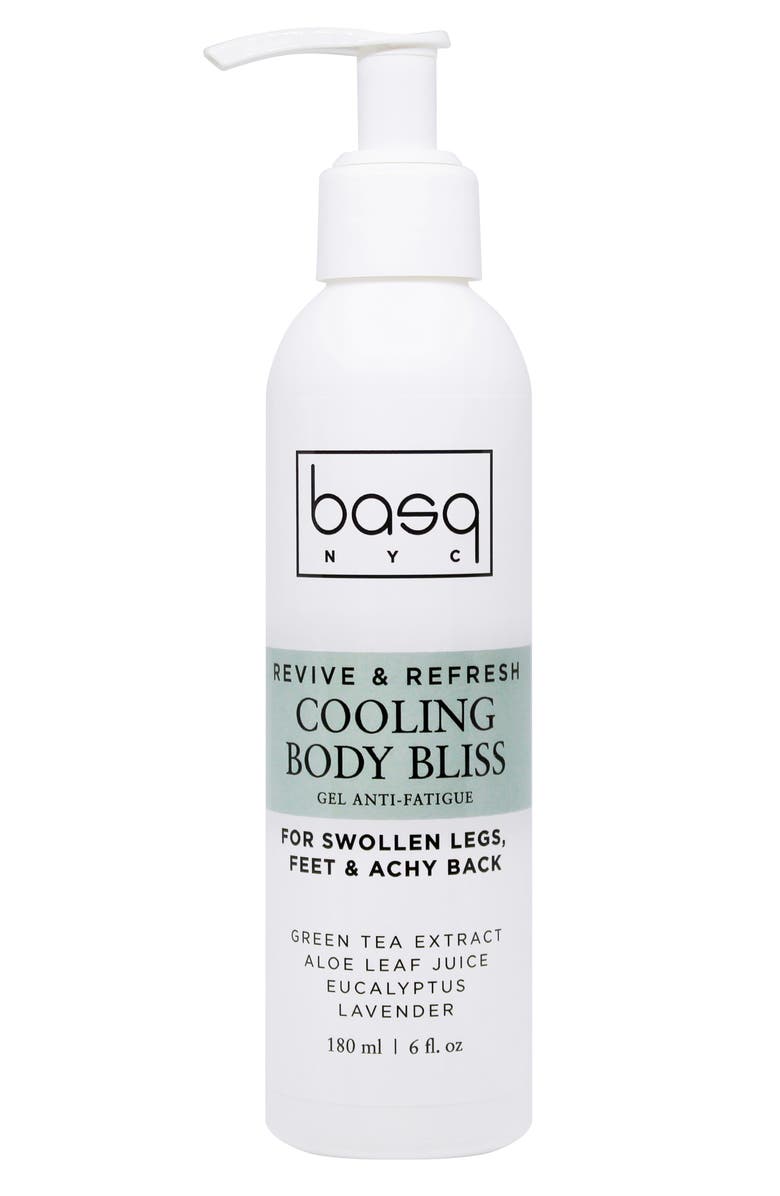 basq NYC Cooling Body Bliss, Main, color, White