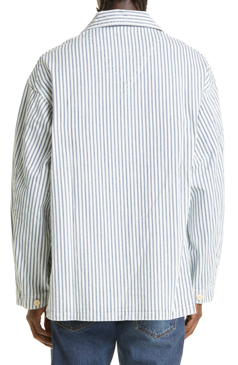 VISVIM Hickory Stripe Cotton Jacket, Alternate, color, 