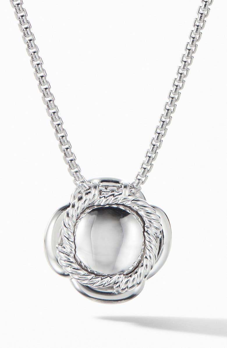 David Yurman Continuance Pearl Pendant Necklace with Diamonds, Alternate, color, 