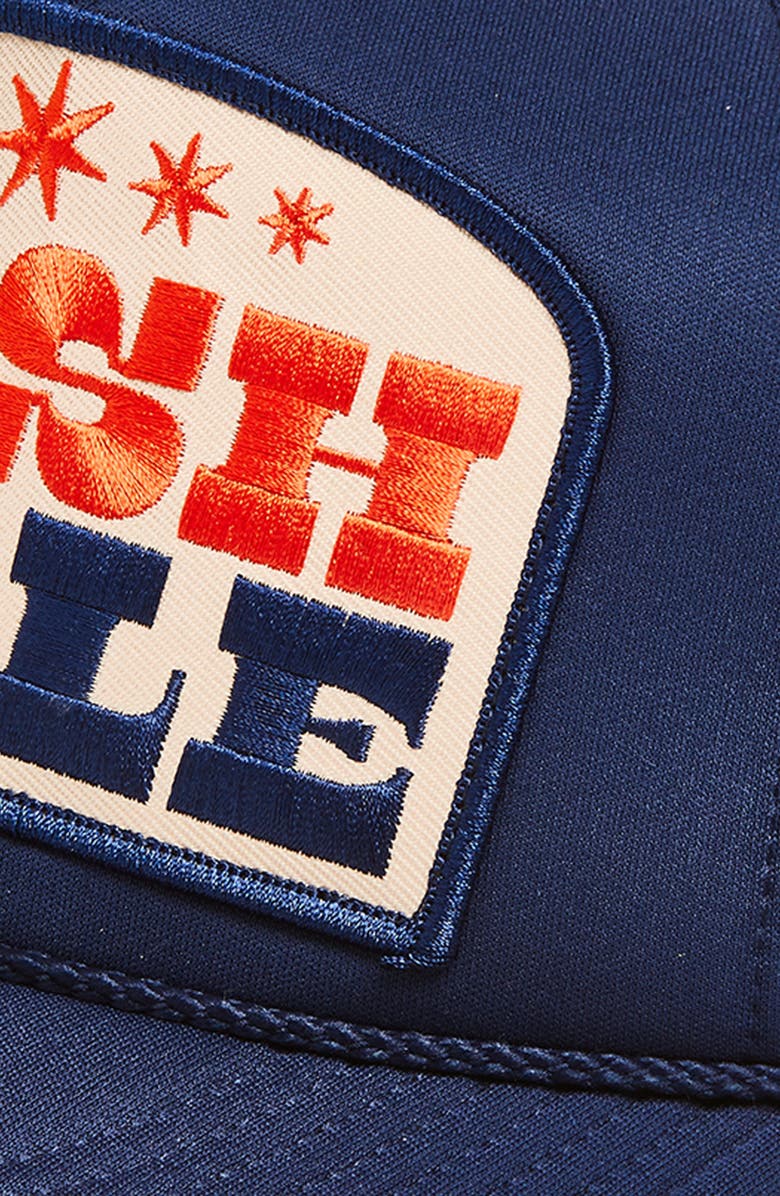 Local Beach Nashville Patch Trucker Hat, Alternate, color, Navy