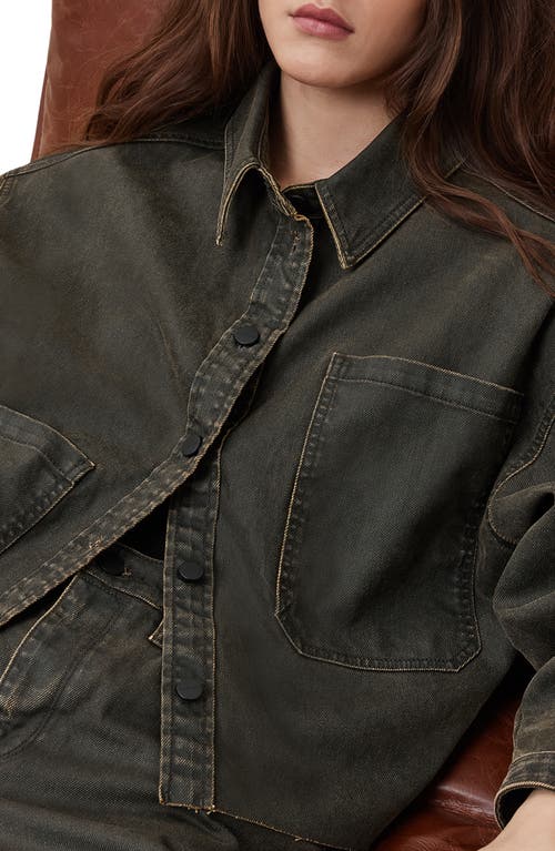 ALLSAINTS ALLSAINTS NICKY CROP DENIM SHACKET
