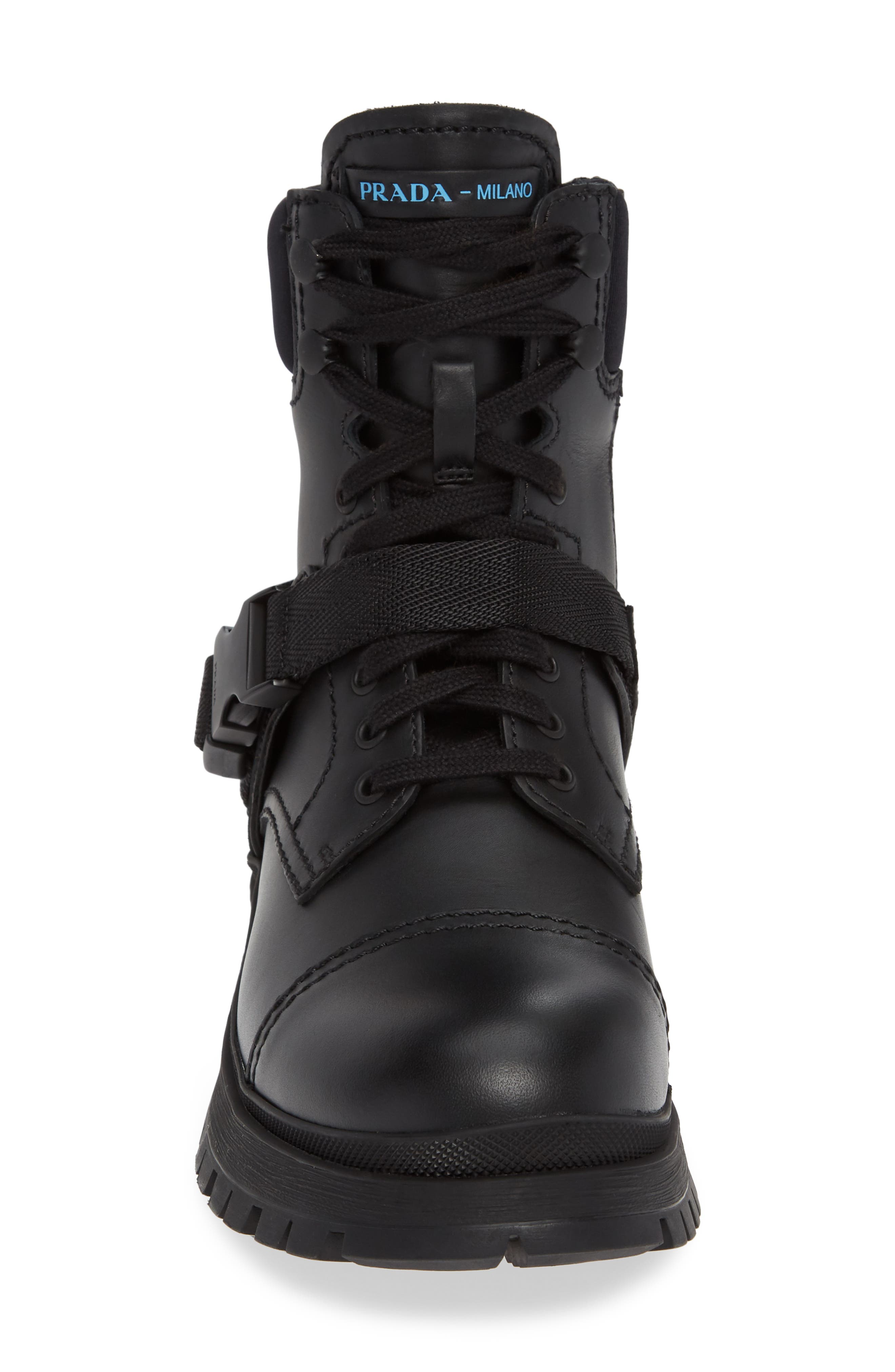 Prada Clip Harness Rain Boot, Alternate, color, 
