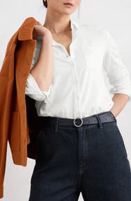 Seasalt Cornwall Teasel Head Organic Cotton Knit Button-Up Shirt