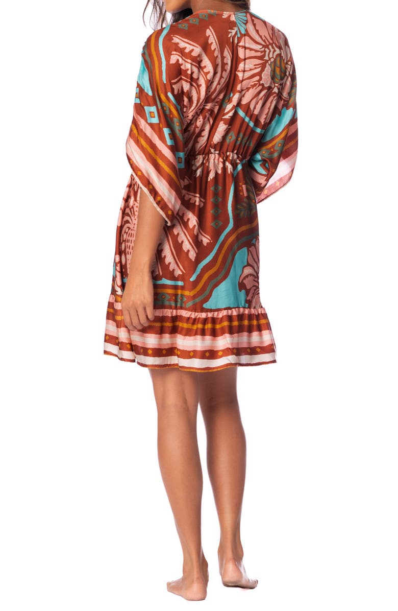 Maaji Garden Engraving Divinise Cover-Up Dress, Alternate, color, 