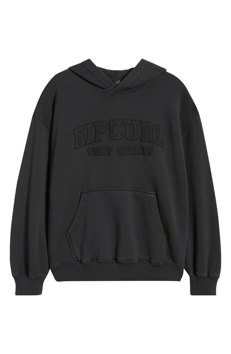Rip Curl Varsity Sports Hoodie, Alternate, color, Black