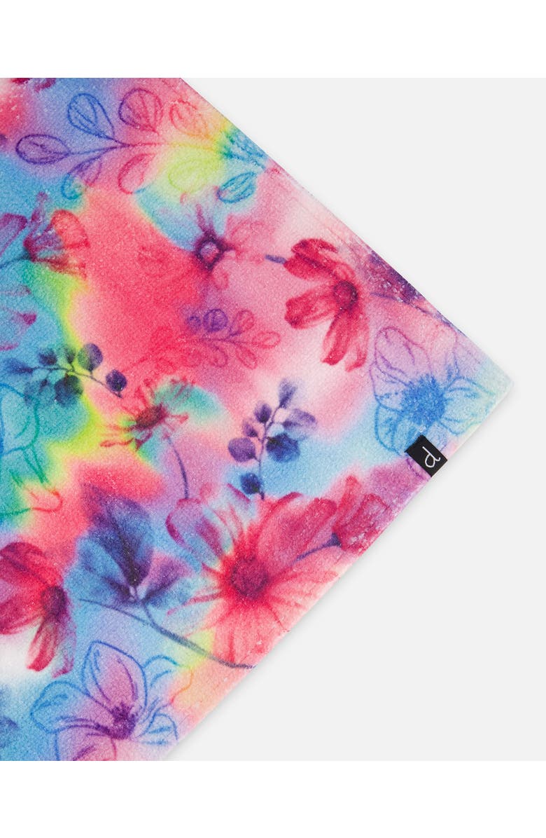 Deux par Deux Girl's Printed Beach Towel Butterflies On Multicolored Background, Alternate, color,