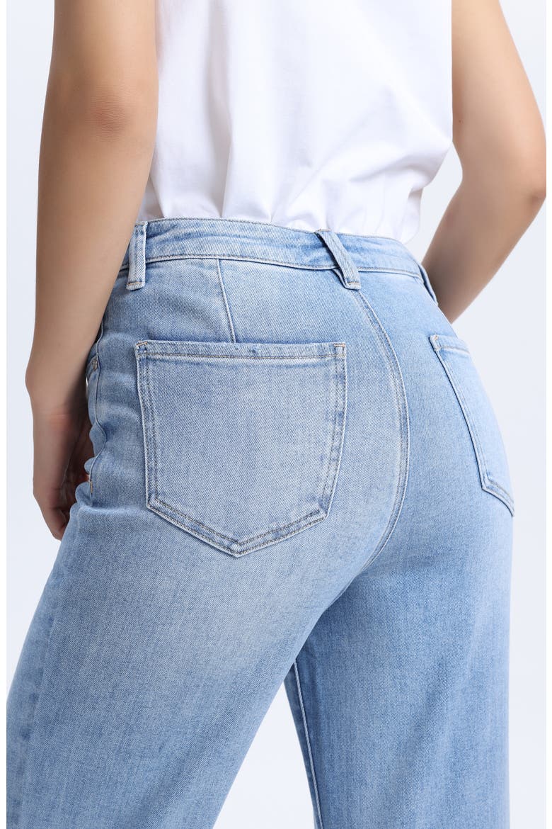 High Waist Flare jeans, Alternate, color, CLOUD MOTION