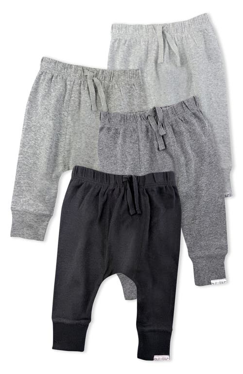 BUTTERBLU Jordan Assorted 4-Pack Organic Cotton Joggers in Stone  product