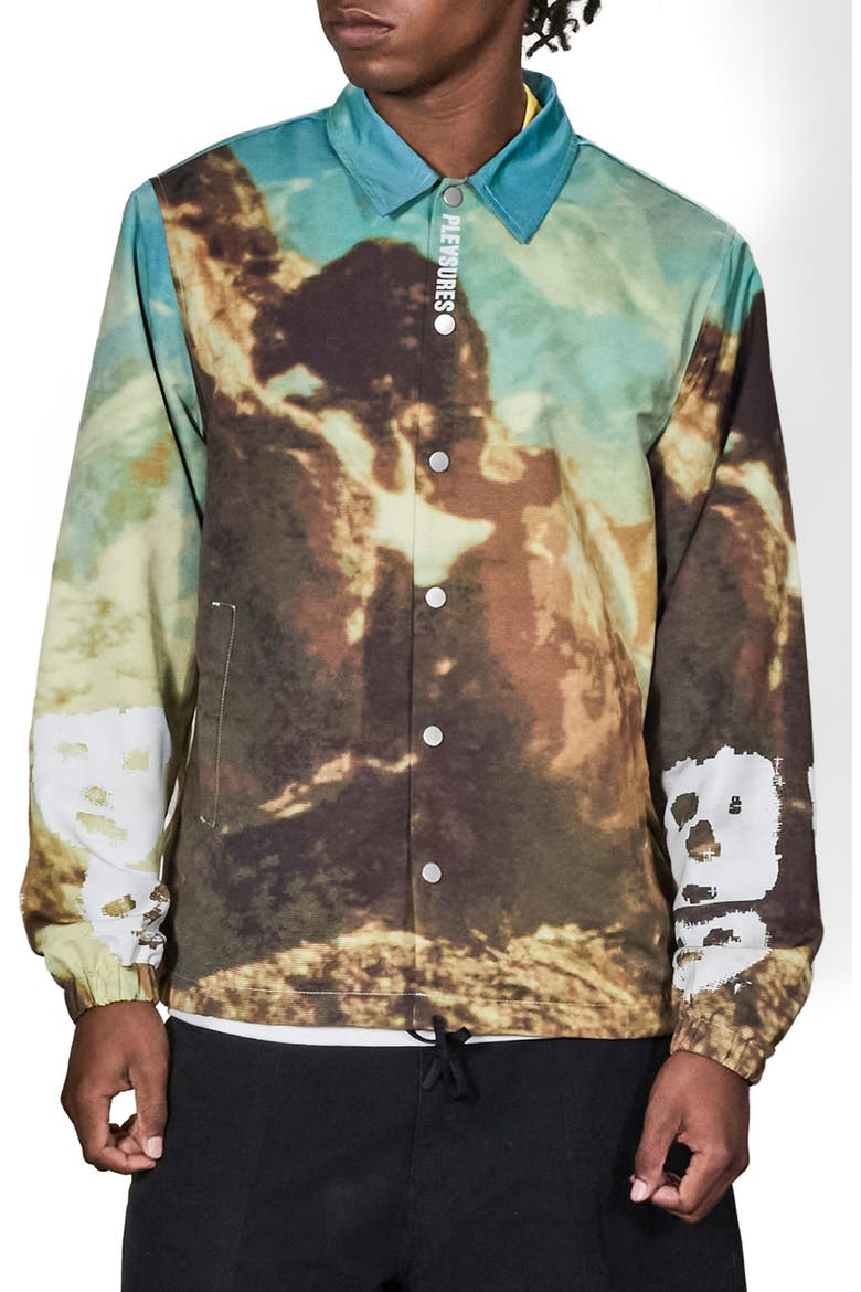 Remain Satin Coach Jacket, Main, color, BLACK