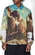 PLEASURES Remain Satin Coach Jacket