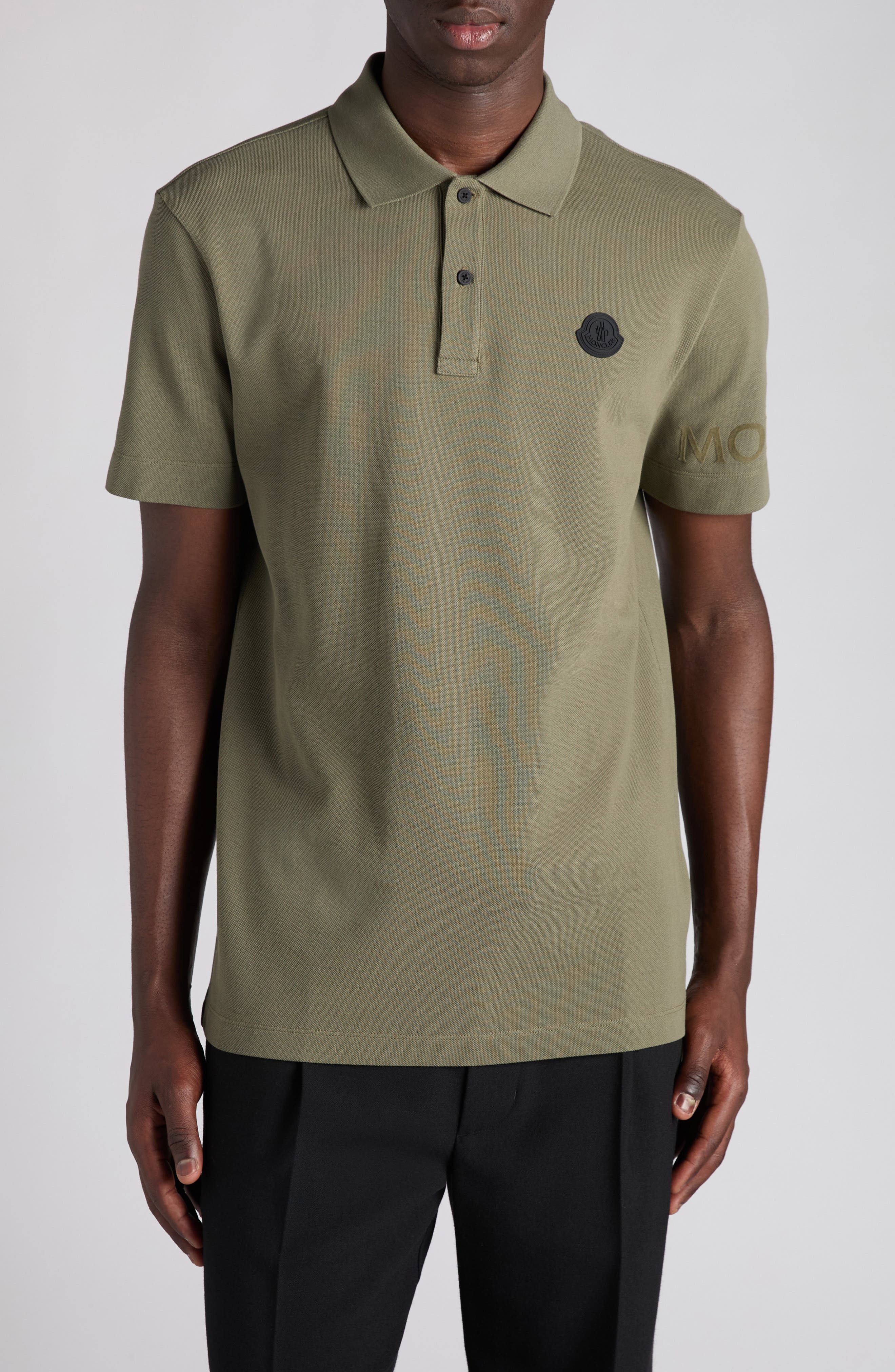 Logo Patch Cotton Polo