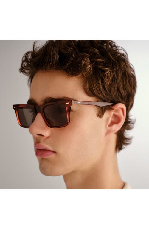 Le Specs Broski In Toffee Tort/khaki Mono