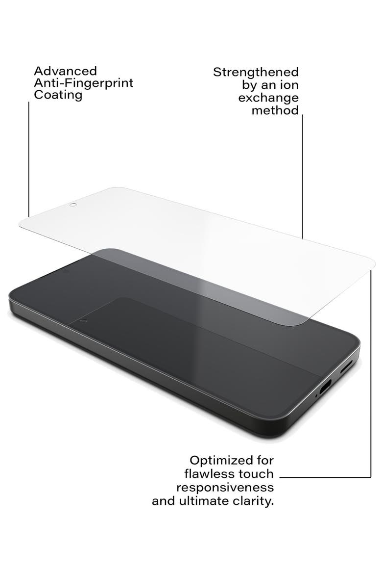 Plus $150 Guarantee Glass Screen Protector for Samsung Galaxy S26 Plus, Alternate, color, Clear