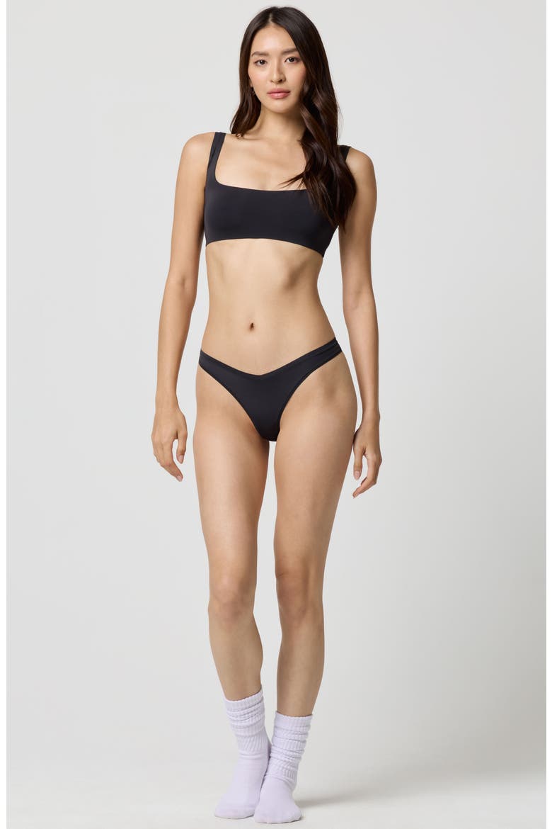 Soft Flex Thong, Alternate, color, BLACK