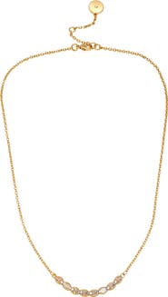 Vince Camuto Crystal Chain Necklace