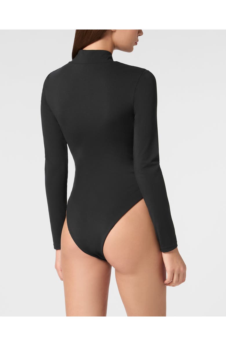 PLEIN SPORT Sport Body Suit Ls Women, Alternate, color, Black