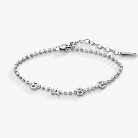 Babe Tennis Chain Bracelet