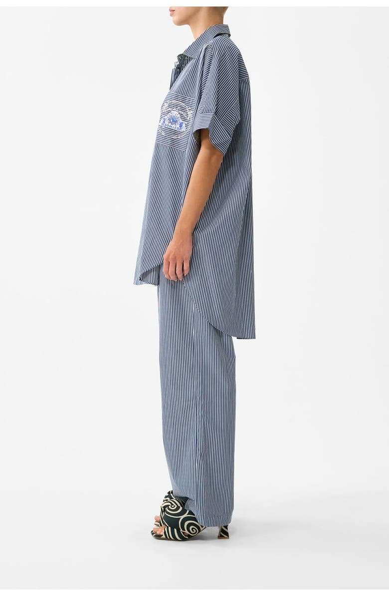 Camilla Button Front Lounge Pant, Alternate, color, Sevillian Style