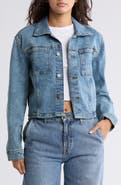 Hudson Jeans Micro Crop Denim Jacket