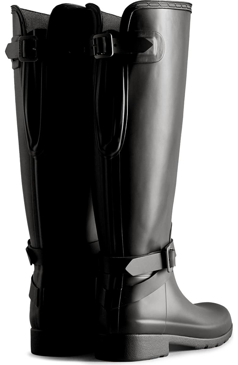 Hunter Refined Tall Waterproof Rain Boot, Alternate, color,