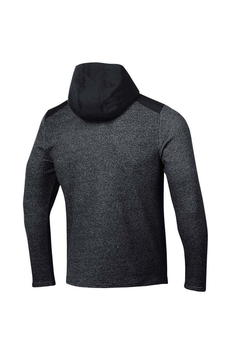 Under Armour Men's Under Armour Black Maryland Terrapins Survivor Fleece Hoodie Quarter-Zip Jacket, Alternate, color, Black