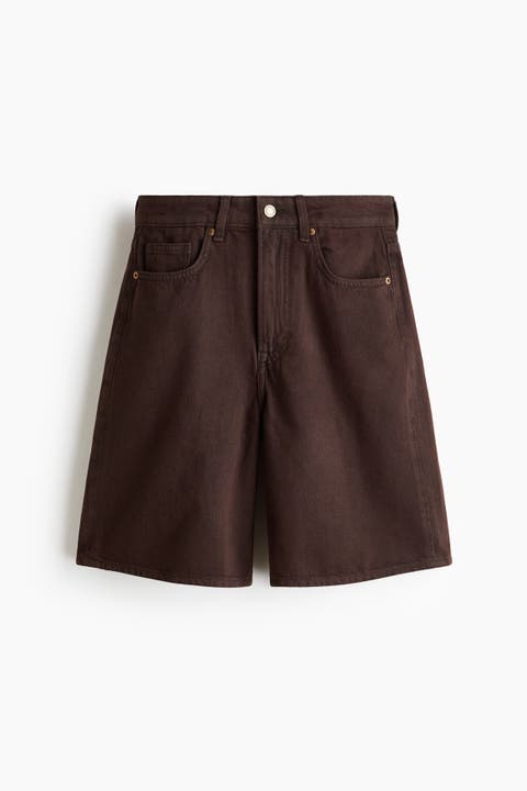Denim Bermuda Shorts