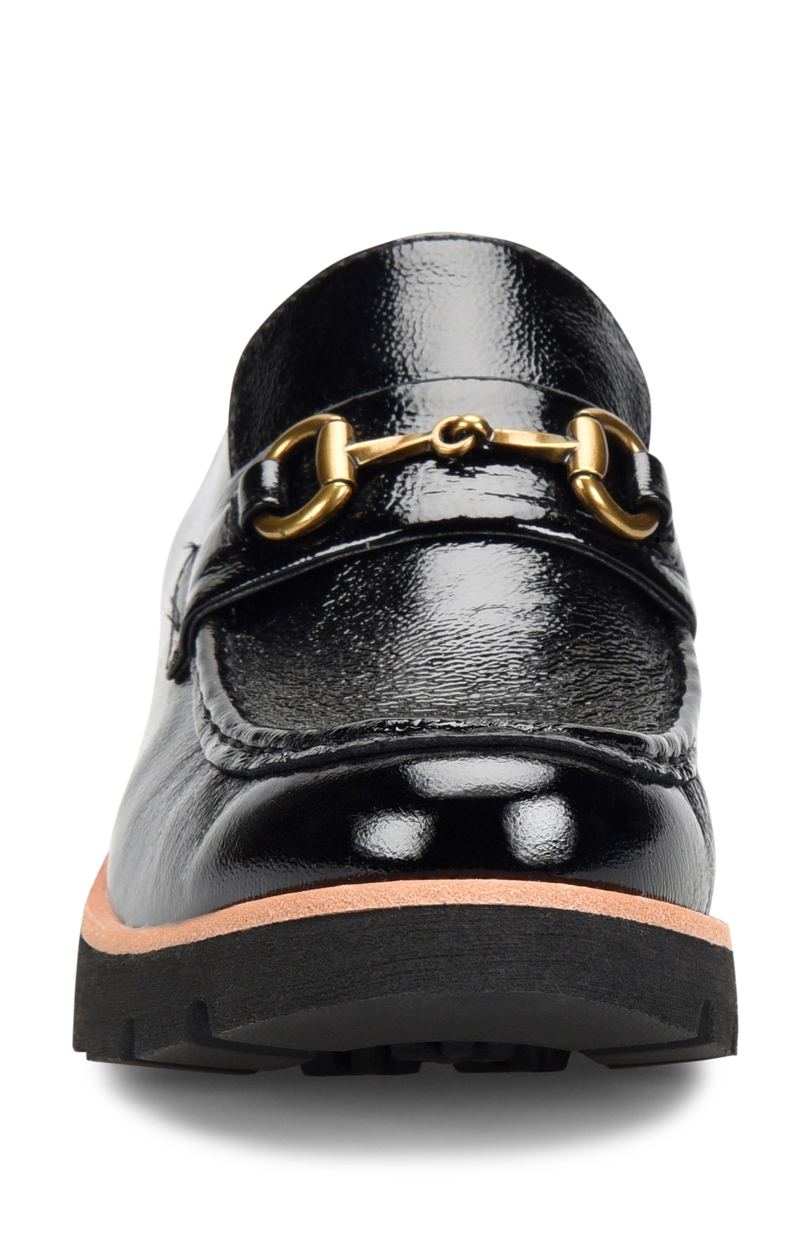 Söfft Prewitt Horsebit Loafer, Alternate, color, Black Patent