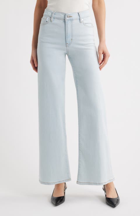 Le Slim Palazzo High Waist Wide Leg Jeans