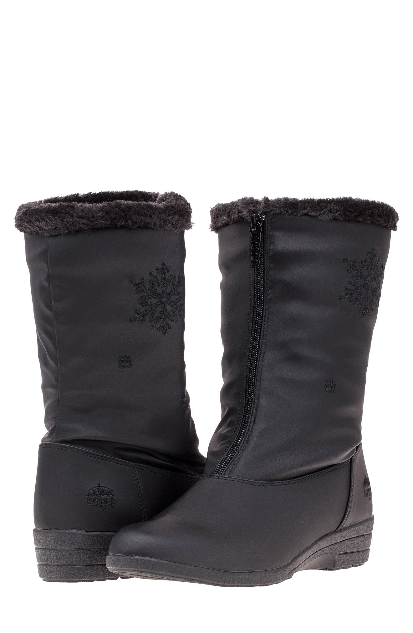 Totes Nicole Faux Fur Lined Cold Weather Boot (Women) | Nordstromrack