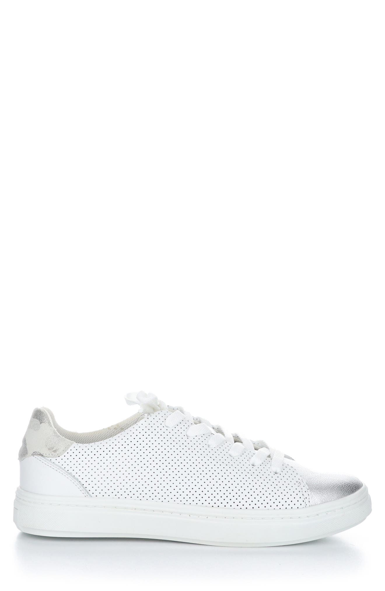 Cherise Sneaker, Alternate, color, SILVER/ OFF WHITE