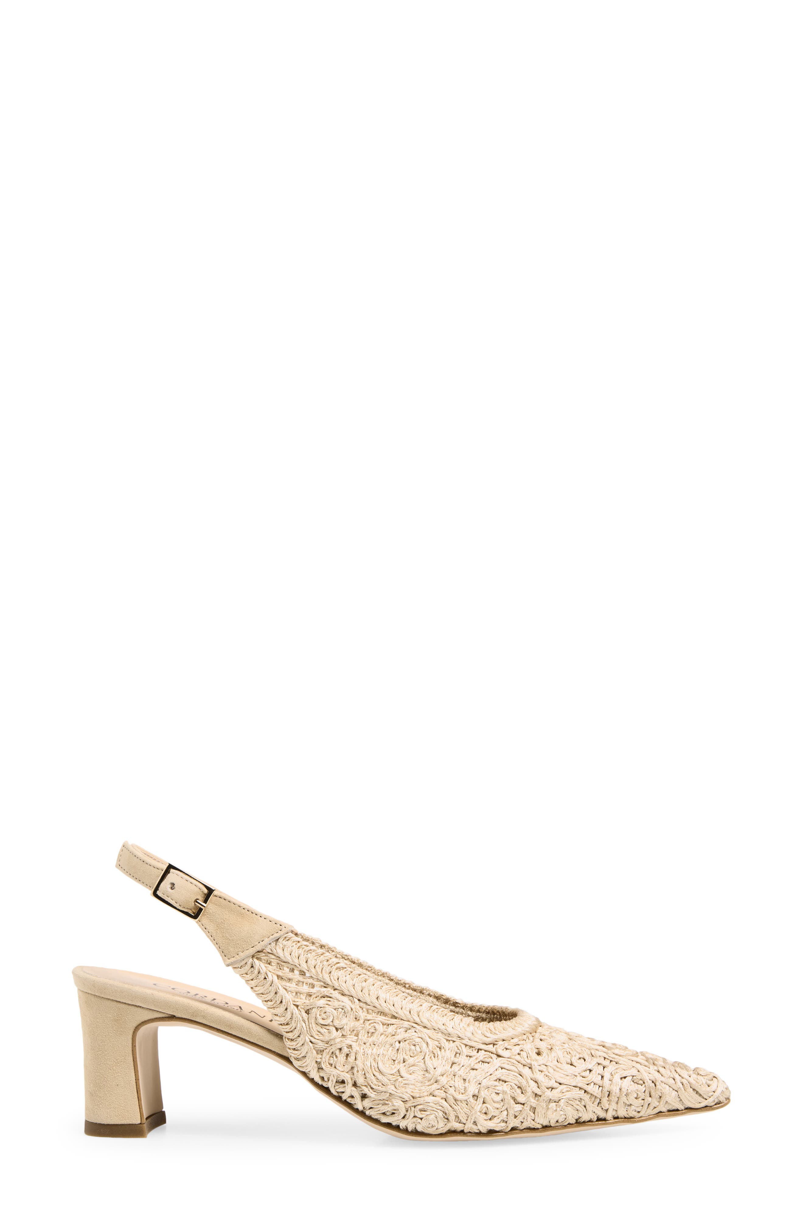 Cordani Nikole Slingback Pointed Toe Pump, Alternate, color, Beige