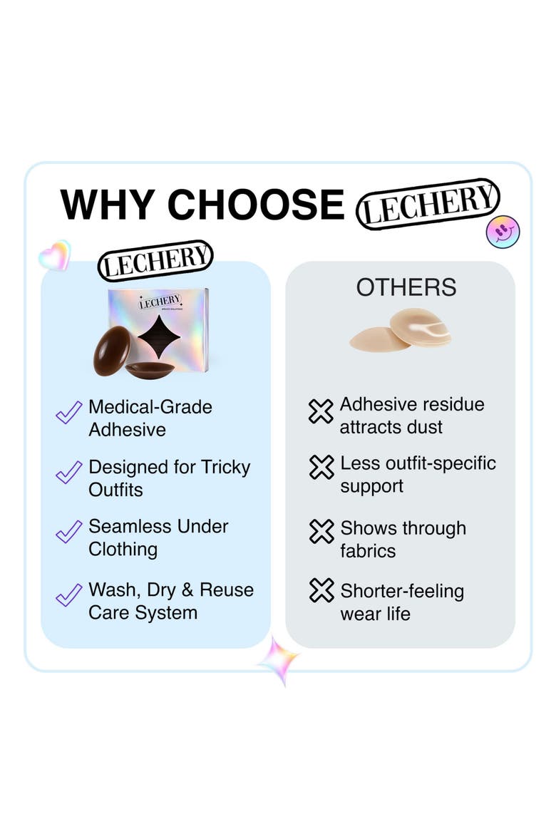 Allstick Circle Adhesive Reusable Silicone Breast Petals Nipple Covers, Alternate, color, Espresso