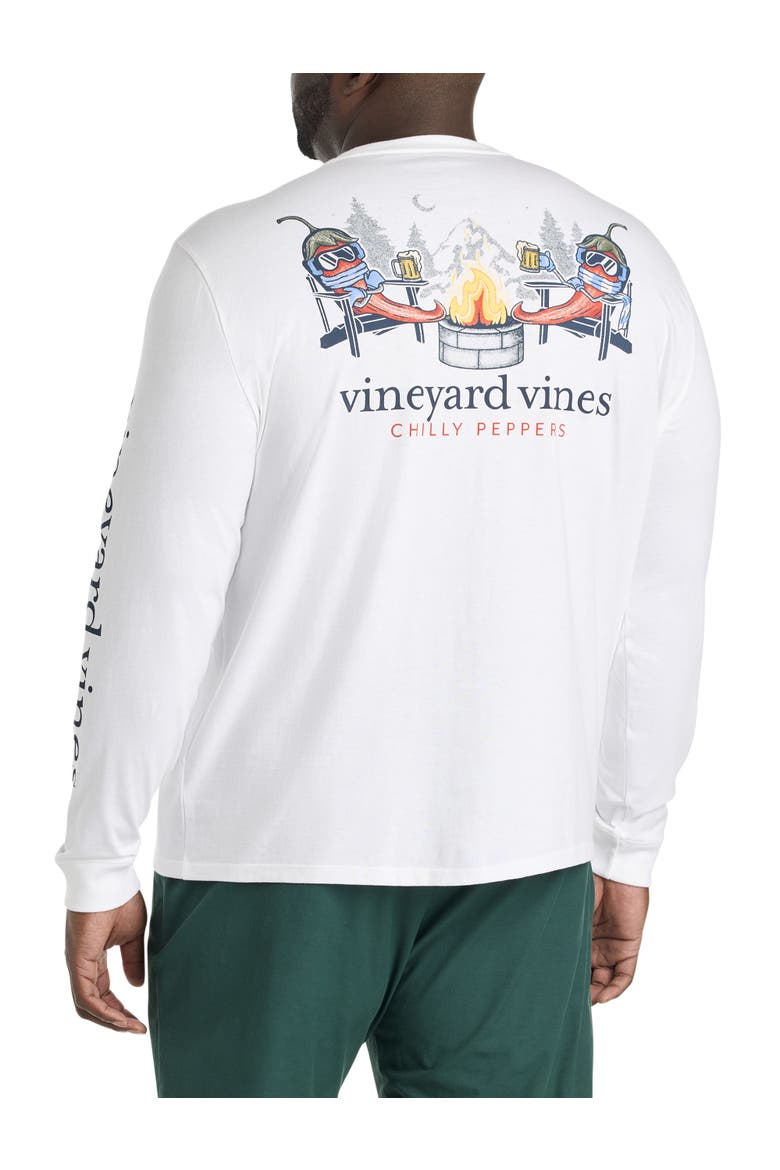 Big & Tall Chilly Peppers Graphic Tee, Main, color, WHITE CAP