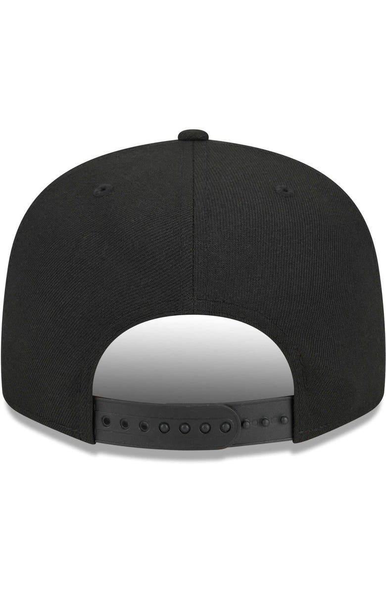 New Era Men's New Era Black Los Angeles Rams Goth Side Script 9FIFTY Snapback Hat, Alternate, color,