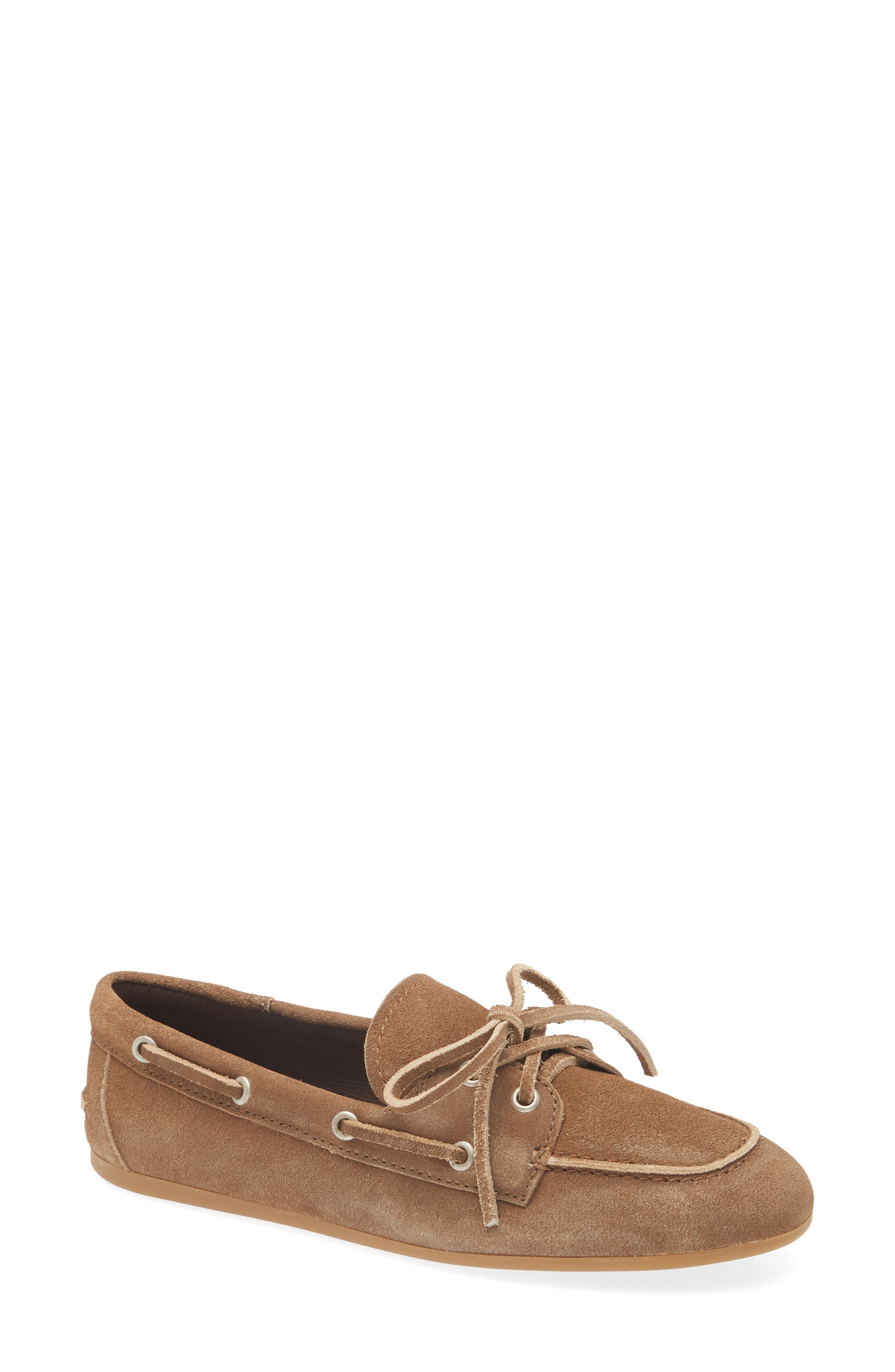 Boast Boat Shoe, Main, color, CAMEL SUEDE