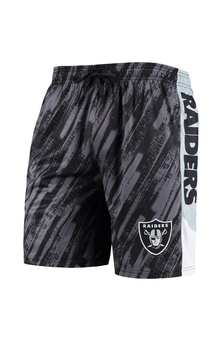 FOCO Men's FOCO Black Las Vegas Raiders Static Mesh Shorts, Alternate, color, 