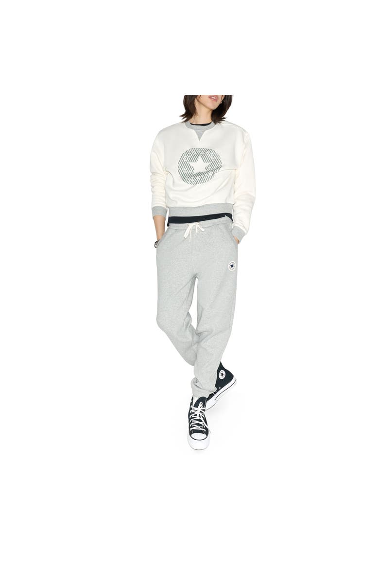 Emblem Crewneck, Alternate, color, Converse Egret