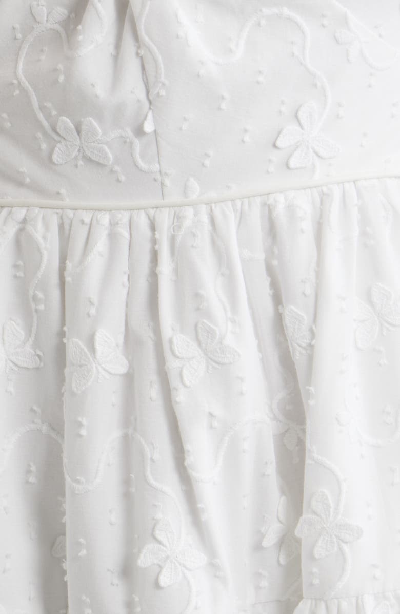 Lilly Pulitzer<sup>®</sup> Bennet Butterfly Appliqué Minidress, Alternate, color, Resort White Monarch