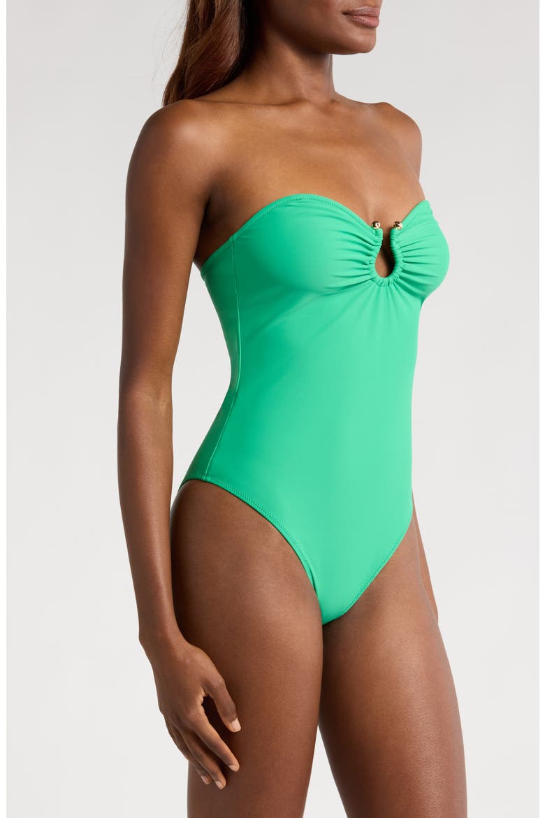 Ezra One-Piece Swimsuit, Alternate, color, PALM GREEN