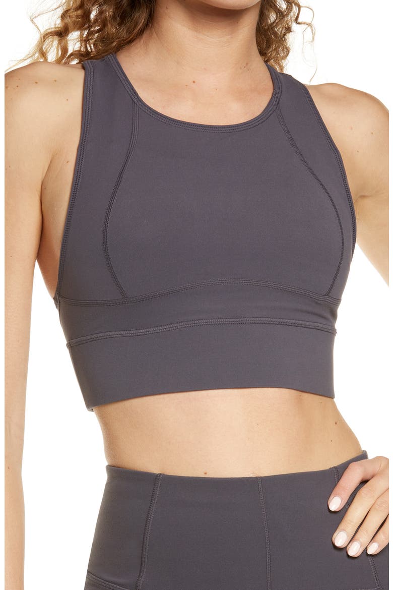 Supersoft Dance Crop Tank, Main, color, URBAN GREY