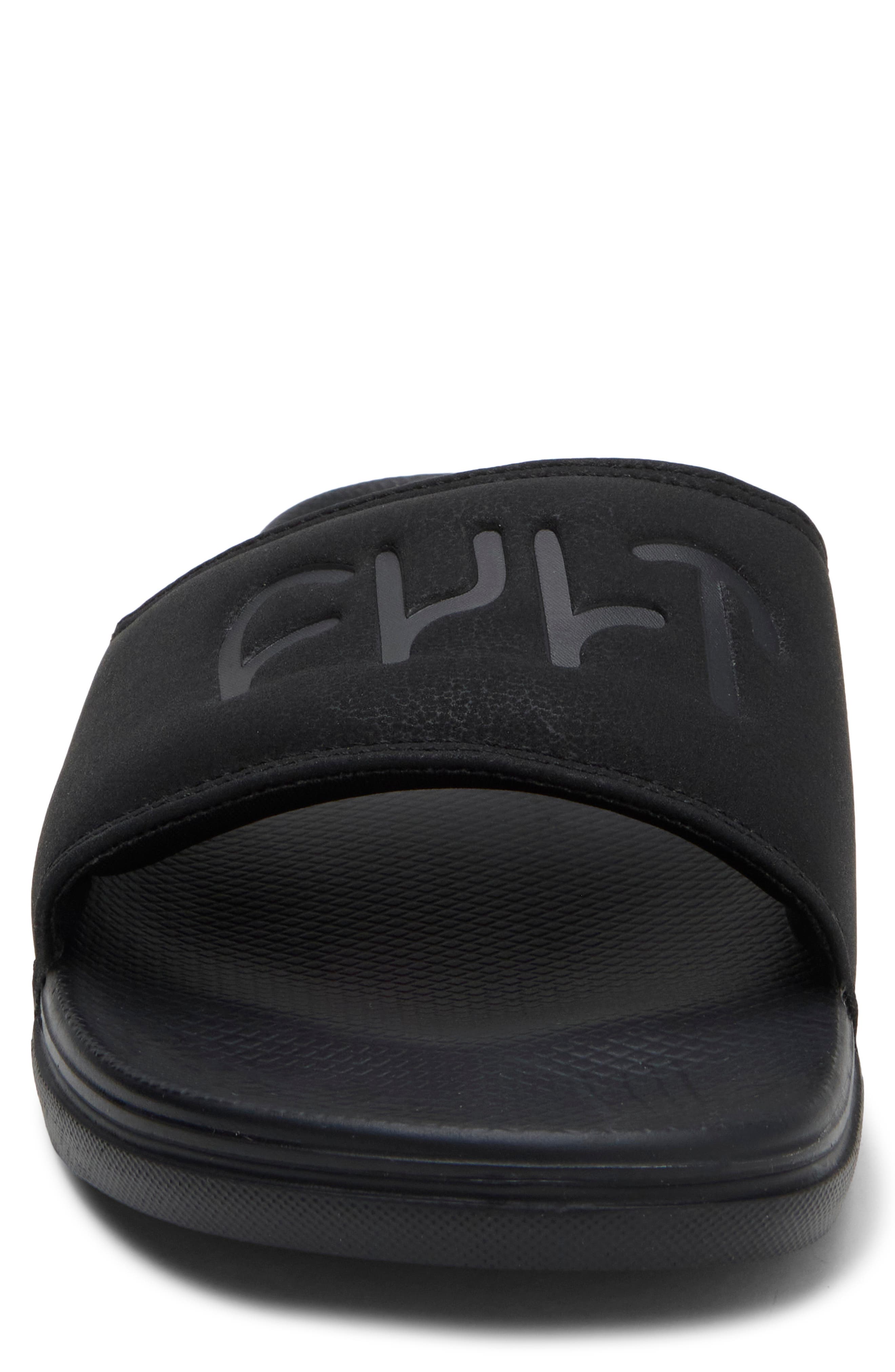 La Costa Slide Sandal, Alternate, color, BLACK/ GREY